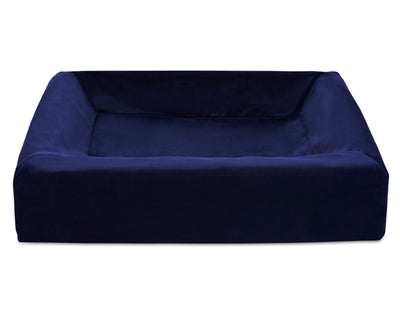 Bia Bed Royal Fluweel Hoes Hondenmand Navy Bia-3 70X60X15 Cm