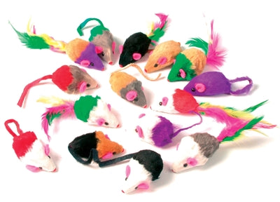 Zolux Kattenspeelgoed Bontmuisjes Assorti 24 St