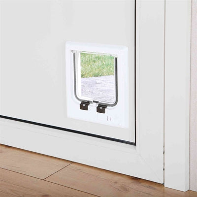 Trixie 4-Weg Kattenluik Elektromagnetisch Wit 21 X 24 Cm
