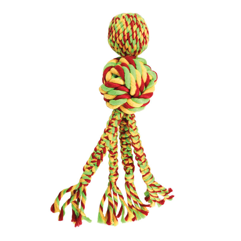 Kong Wubba Weaves Touw Assorti 38X8,5X8,5 Cm