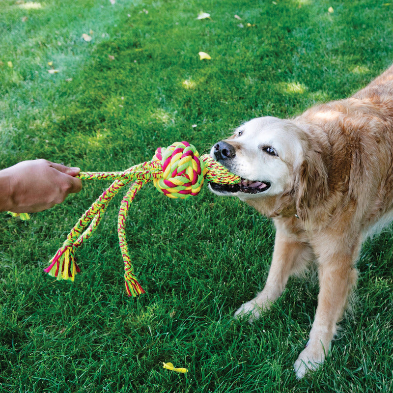 Kong Wubba Weaves Touw Assorti 38X8,5X8,5 Cm