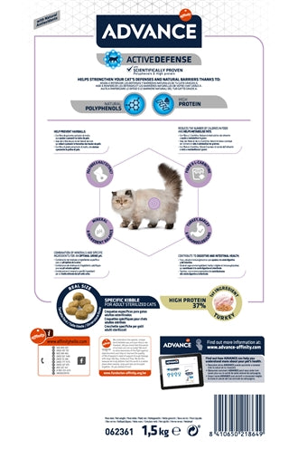 Advance Cat Sterilized Hairball 1,5 Kg