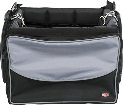 Trixie Fietsmand Voor Aan Stuur Nylon Zwart / Grijs 41X26X26 Cm