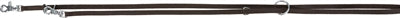 Trixie Hondenriem Rustic Verstelbaar Vetleer Donkerbruin 200X1,2 Cm
