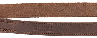 Trixie Hondenriem Rustic Verstelbaar Vetleer Donkerbruin 200X1,2 Cm