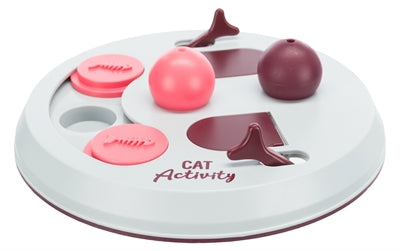 Trixie Cat Activity Flip Board Bes / Roze / Lichtgrijs 23X23 Cm