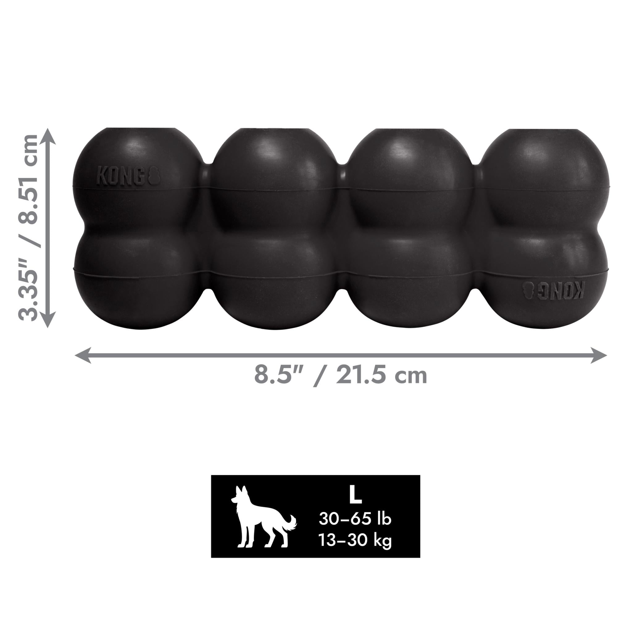 Kong Extreme Goodie Ribbon Zwart
