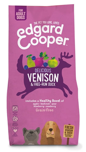 Edgard & Cooper Adult Verse Hert / Scharreleend Graanvrij 2,5 Kg