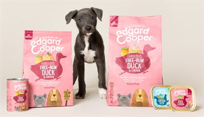 Edgard & Cooper Puppy Verse Scharreleend / Kip Graanvrij 2,5 Kg