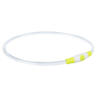 Trixie Lichtgevende Halsband Usb Flash Light Oplaadbaar Tpu Groen 40X0,8 Cm