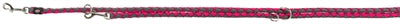 Trixie Hondenriem Cavo Verstelbaar Fuchsia / Grijs 200X1,8 Cm
