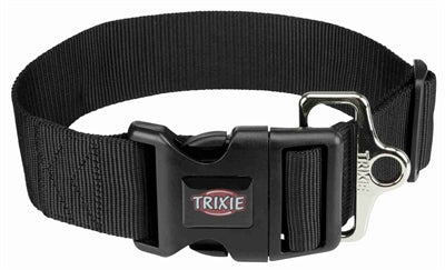 Trixie Halsband Hond Premium Zwart 25-40X1,5 Cm