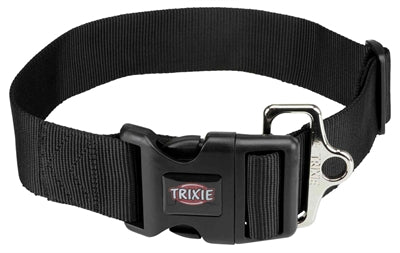 Trixie Halsband Hond Premium Zwart 25-40X1,5 Cm