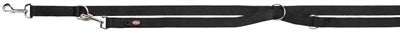 Trixie Hondenriem Premium Verstelbaar Zwart 300X2,5 Cm
