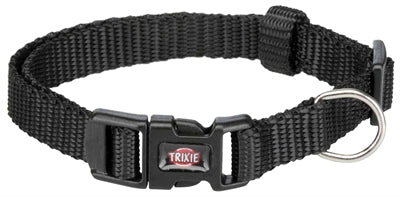 Trixie Halsband Hond Premium Zwart 25-40X1,5 Cm