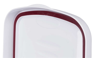Trixie Voerton Luchtdicht Afsluitbaar Kunststof Transparant Wit / Wit 15 Ltr 22X34X41,5 Cm