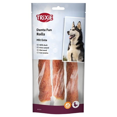 Trixie Denta Fun Duck Chewing Rolls 80 Gr 12 Cm