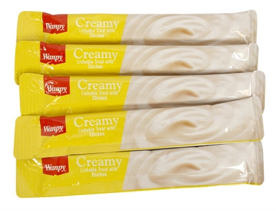 Wanpy Creamy Lickable Treats Chicken 14 Gr 5 St