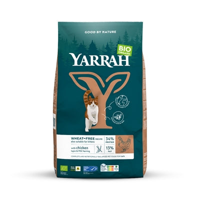 Yarrah Cat Adult Tarwevrij Kip / Vis 6 Kg