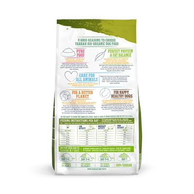 Yarrah Dog Biologische Brokken Vega Ultra Sensitive Tarwevrij 10 Kg
