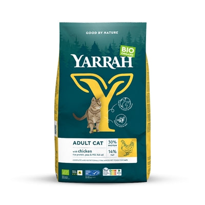 Yarrah Cat Biologische Brokken Kip 2,4 Kg
