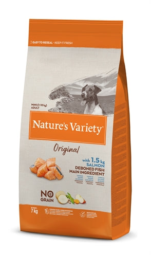 Natures Variety Original Adult Mini Salmon No Grain 1,5 Kg