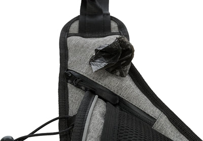 Trixie Joggingriem Met Lijn Grijs / Zwart 115-150X2 Cm / 70-130X23 Cm