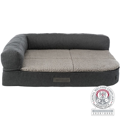 Trixie Vital Hondenmand Sofa Bendson Orthopedisch Grijs 80X60 Cm