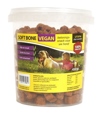 Utopia Diertotaal Soft Bones Vegan 450 Gr