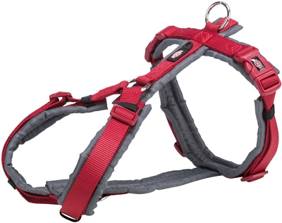 Trixie Hondentuig Premium Trekking Rood / Grijs S 36-44X1,5 Cm