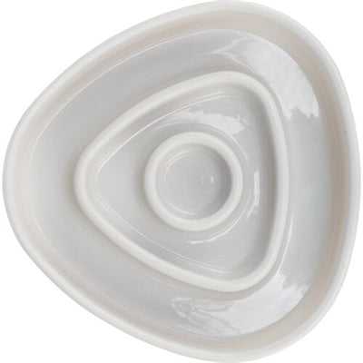 Trixie Voerbak Slowfeeding Kunststof / Tpr Grijs 15X15 Cm 350 Ml