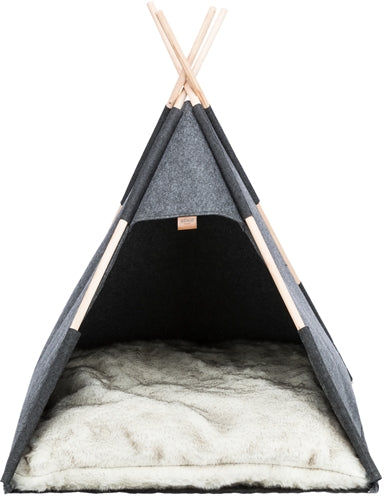 Trixie Schuilplaats Tipi Vilt Antraciet 70X70X70 Cm