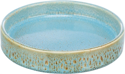Trixie Voerbak / Drinkbak Keramiek Blauw 13X13 Cm 400 Ml
