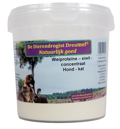 Dierendrogist Weiproteine Concentraat Hond / Kat 400 Gr