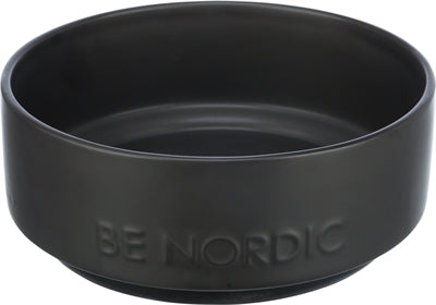 Trixie Be Nordic Voerbak Hond Keramiek / Rubber Zwart 16 Cm