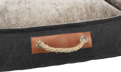 Trixie Be Nordic Hondenmand Fohr Zwart / Zand 60X50X22 Cm