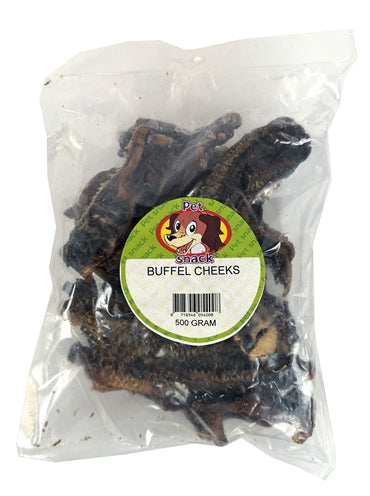 Petsnack Buffel Cheeks 500 Gr