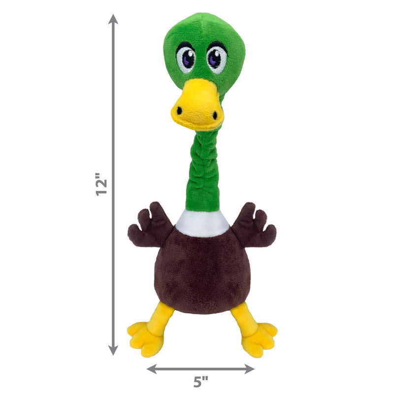 Kong Shakers Bobz Eend Met Piep Groen 29X10X9 Cm