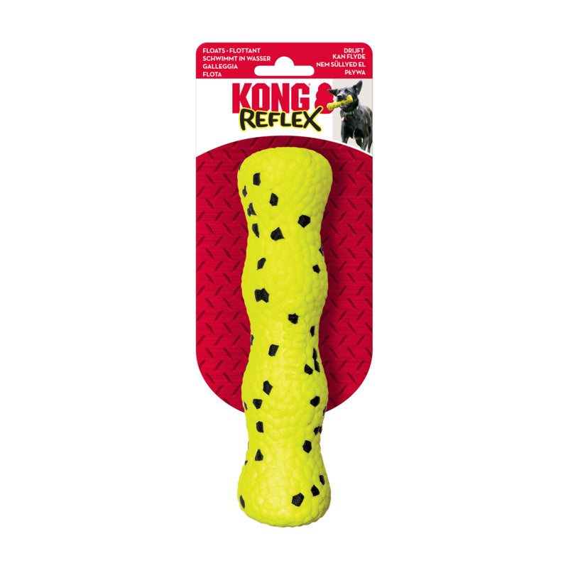 Kong Reflex Stick Geel 21X5X5 Cm