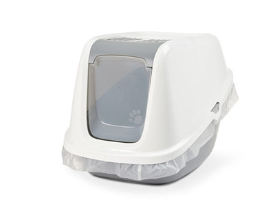 Savic Kattenbak Nestor Giant Wit / Lichtgrijs 75,5X56X55,5 Cm