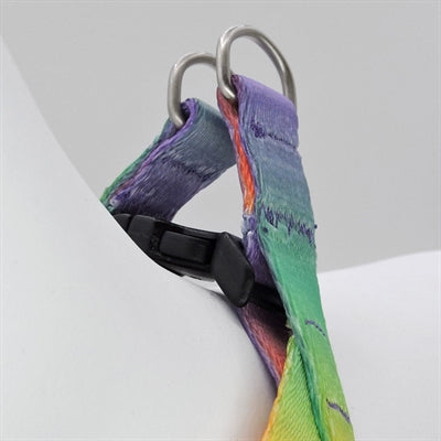 Morso Mini Hondentuig Verstelbaar Gerecycled Spring Blossom 24-32X1,5 Cm
