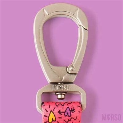 Morso Hondenriem Gerecycled Pink Think Roze 120X1,5 Cm Tot 6 Kg