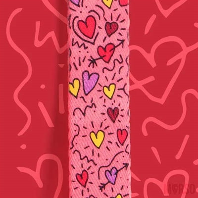 Morso Hondenriem Verstelbaar Gerecycled Pink Think Roze 75-230X1,5 Cm 1-4 Kg