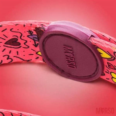 Morso Hondenriem Verstelbaar Gerecycled Pink Think Roze 75-230X1,5 Cm 1-4 Kg
