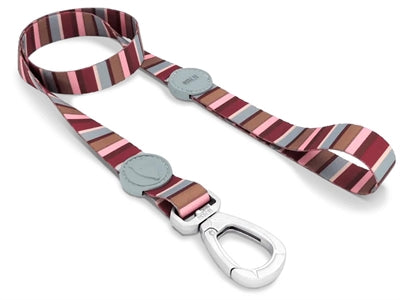 Morso Hondenriem Gerecycled Skyline Rood / Roze 120X1,5 Cm Tot 6 Kg