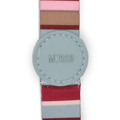 Morso Hondenriem Gerecycled Skyline Rood / Roze 120X1,5 Cm Tot 6 Kg