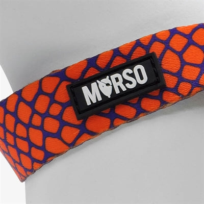 Morso Mini Hondentuig Verstelbaar Gerecycled Urban Lizard Rood 24-32X1,5 Cm