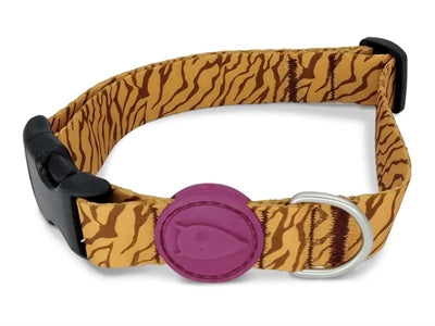 Morso Halsband Hond Gerecycled Jungle Drum Oranje 30-42X1,5 Cm