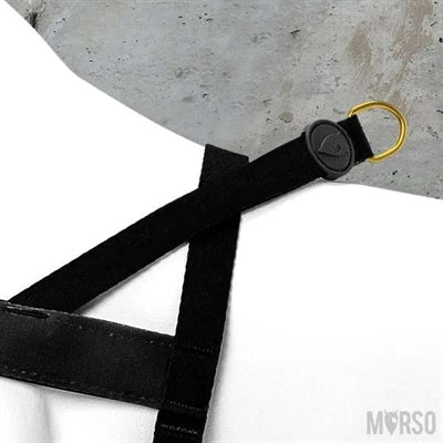 Morso Norwegian Hondentuig Gerecycled Gold Caviar Goud 39-48X35 Cm