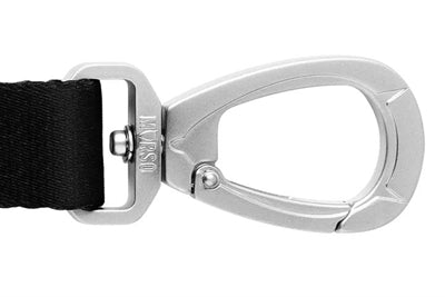 Morso Hondenriem Gerecycled Pureness Zwart 120X1,5 Cm Tot 6 Kg